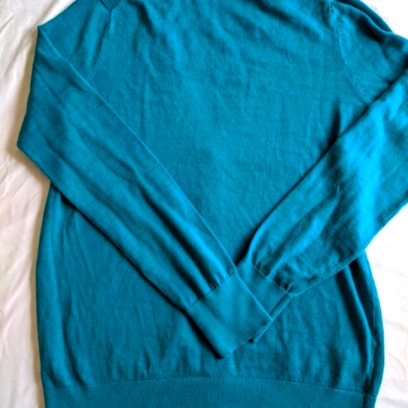 Ann Taylor Loft Turquoise Blue Sweater Size M - Picture 7 of 8